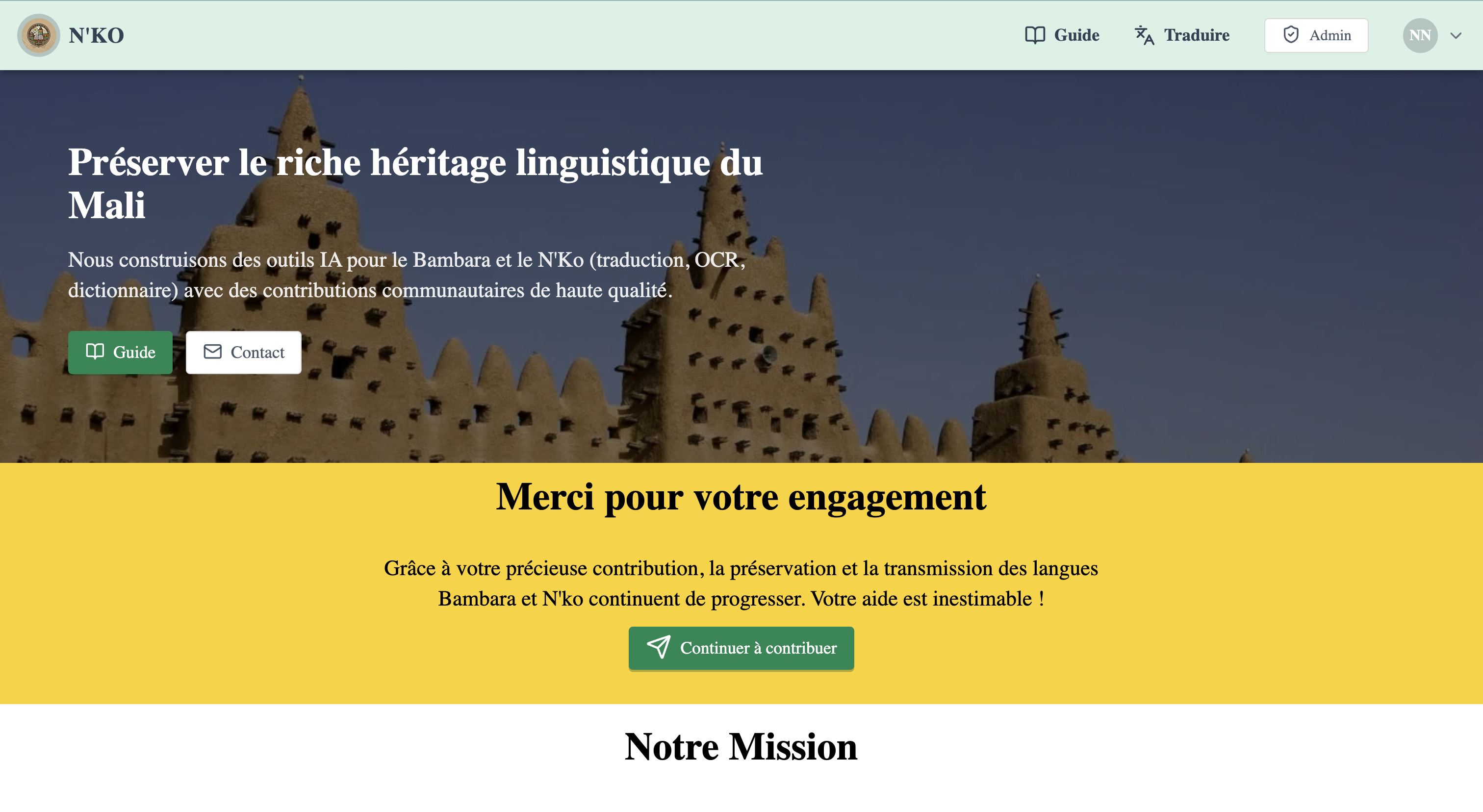 N'KO DON | Collecte & traduction Bambara